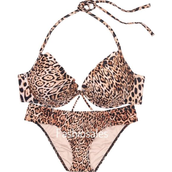 Victorias Secret Swim Push up Padded underwire Bikini top & Cheeky Bottom set - Picture 3 of 14